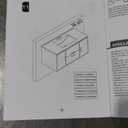 YITAHOME 36 Inch Floating Bathroom Vanity with Three Holes Sink, Wall Mounted Cabinet with 2 Storage Cabinets & 2 Drawers, Undermount Ceramic Basin, Black