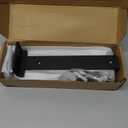 Floating Shelf Brackets 10 inch 6 Pack L Brackets for Shelves Black Metal Heavy Duty Shelf Bracket for DIY Decorative with Mounting Hardware