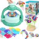 BIRANCO. DIY Flower Bouquet Maker Kit for Kids Build Your Own Flower Market, Arts & Crafts Toys for Girls Ages 4-8, Educational Activity with Rich Accessories, Great Gift Idea