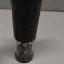 FORLIM Electric Salt and Pepper Grinder Set, USB Rechargeable, Automatic Salt Pepper Mill Grinder with Dust Cover, One-Button Control, Adjustable Coarseness, Warm LED Light (2 Packs, Black)