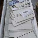 Farmhouse Dresser for Bedroom 9 Drawer Chest of Drawers, Tall Gray Dresser for Closet, Large Storage Dressers & Chests of Drawers for Living Room, Hallway (White, 9 Drawer) (16.1"D x 53.5"W x 36.2"H (9 Drawers))