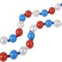 42.5" Patriotic Ball Necklace