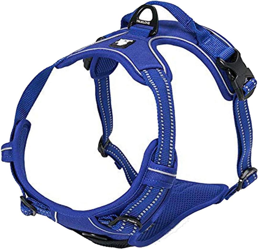 True Love Adjustable No-Pull Dog Harness Reflective Pup Vest Harnesses Comfortable Control Brilliant Colors Truelove TLH5651 (Royal Blue,XL)