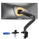 ErGear 13 to 49 inches Single Monitor Mount for Ultrawide Screens,Holds 26.5lbs,Heavy Duty Single Monitor Arm,Single Monitor Stand with Swivel,Tilt,Rotation for Home and Office,VESA 75/100mm