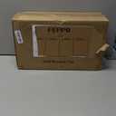 FEPPO Electric Warming Tray, 4-in-1 Food Warmers for Parties Buffet with 10 Temp Settings and Timer, 33"x15" Glass Surface Warming Mat for Food, Modular Buffet Hot Plates for Catering and Gatherings (Black&gold)