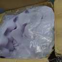 3 Inch Egg Crate Twin Memory Foam Mattress Topper, Cooling Gel Infused Foam Mattress Topper for Pressure Relief, CertiPUR-US Certified Twin Bed Topper, Purple, 38"x75"