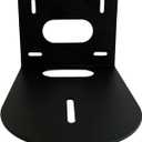 2 Pack PTZ Camera Wall Mount Bracket Black Sturdy Durable Universal Support Compatible with Most Centre Mount Cameras Complete with Microfibre Cleaning Cloth and Installation Hardware