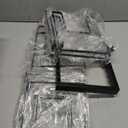 MUDEELA 8-Tier Pots and Pans Organizer under Cabinet, 15.83" Height Heavy Duty Pot Pan Organizer Kitchen Cabinet Organization and Storage, Adjustable Pot Rack for Frying Pan, Cast Iron Skillet, Black