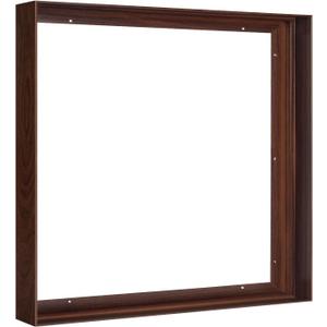 DiY Metal Canvas Float Frame for 20x20 Art, Oil Paintings, Landscape, Portrait, Walnut
