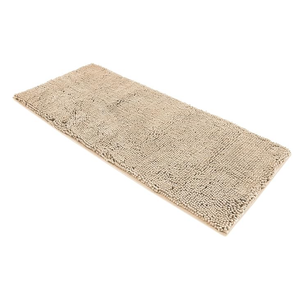 Shag Bath Rug, Shaggy Bathroom Mat, Extra Long Runner 20" x 59", Soft Plush Luxury, High Pile, Absorbent, Non-Slip (Extra Long Runner 50 x 150 cm, Light Brown)