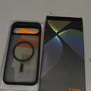 TORRAS Magnetic Shockproof for Google Pixel 9 Pro XL Case, [Fit for MagSafe][16FT Mil-Grade Drop Protection] Translucent Protective Anti-Fingerprint Anti-Scratch Case for Pixel 9 Pro XL, Black