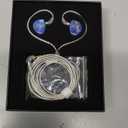 Linsoul Kiwi Ears x Crinacle: Singolo in Ear Monitor, 11mm Dynamic Driver Wired Earbuds, HiFi IEM Gaming Earbuds with KARS, Detachable IEM Cable for Musician Studio (Blue)