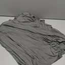 Smiry Spandex Tablecloth, Elastic Fitted Stretch Tablecloth for 6FT Rectangle Tables, Waterproof Washable Table Cover Skirt for Outdoor, Wedding, Banquet & Parties (Grey, 72Lx30Wx30H Inch)