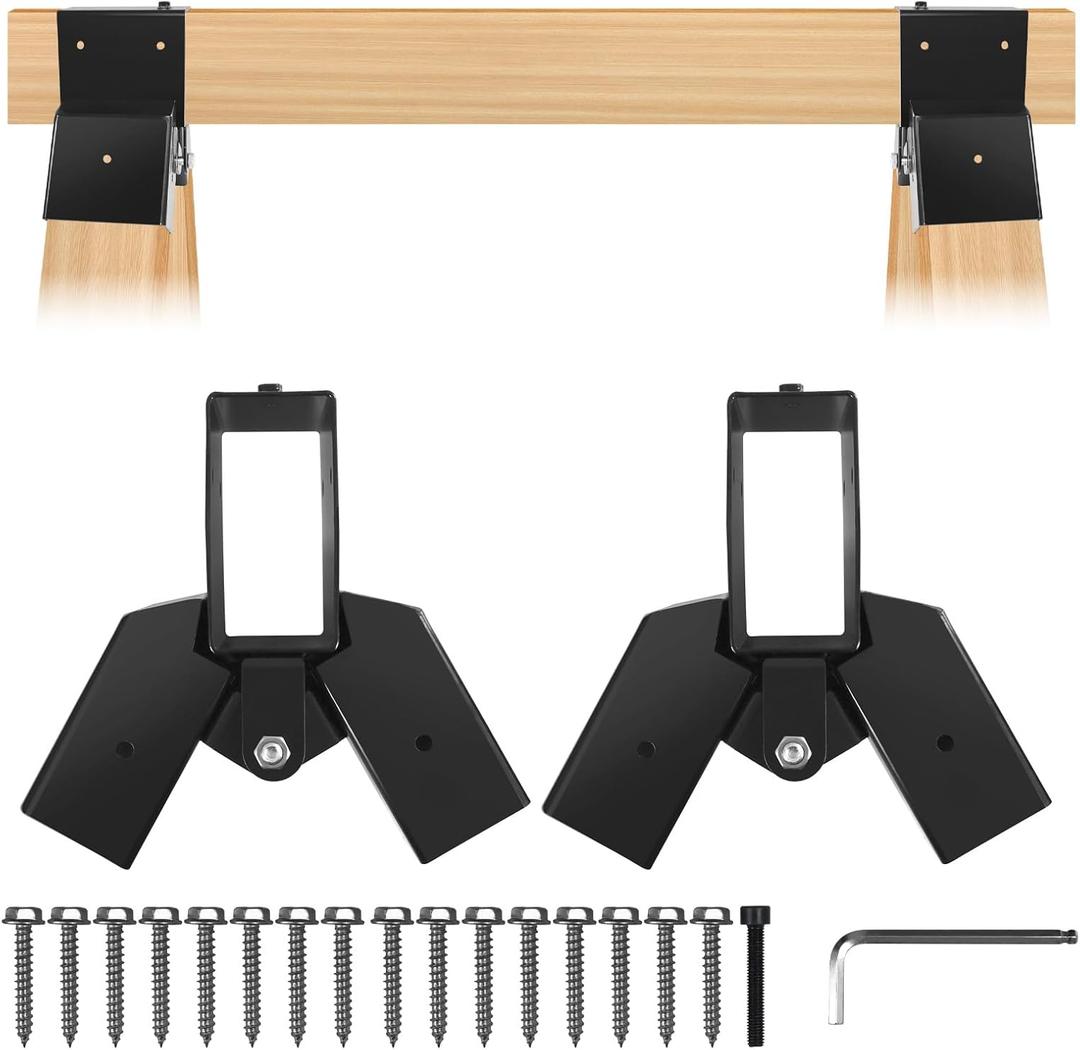 2x4 Target Stand Brackets Heavy Duty Adjustable Targets Hanger Holder Spare Parts A-Frame Swing Sets Brackets 2 Pcs Steel
