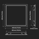 Repa Market 16 x 16 Inch Access Panel for Drywall White Galvanized Steel Wall Hole Cover/Access Door Panel with Click Function Heavy-Duty Service Hatch for Plumbing, Electrical, HVAC Access Door
