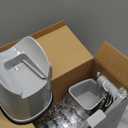 Rotary Cheese Graters with 4 Blades, Large Hand Crank Cheese Grater with Waffle Slicer, Grey Cheese Shredder with Suction Base, Easier for Shredding & Grating (Grey, 4 Graters) (Gray)