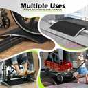 27.6"L1.6"H Bridge Threshold Ramps for Doorways, Fits 2.85.1" Wide Thresholds with Adjustable Support Bars, Non-Slip Aluminum Wheelchair Ramps for Home Steps, Sliding Door Ramp for Wheelchair