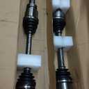 TRQ Front Driver and Passenger Side CV Axle Assembly Set 2 Piece Compatible with 2013-2014 Ford Escape S 2015-2016 Escape I4 2.5L Front Wheel Drive 2017-2018 Escape S