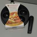 Norpro Nonstick Stuffed Pancake Pan, Munk/Aebleskiver/Ebelskiver 16.5″ x 9″ x 1.25″ Black