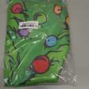 Nepnuser Merry Christmas Photo Booth Backdrop Green Elf Xmas Decorations Winter Holiday Party Supply Indoor Outdoor Wall Decor (5.93.6ft)