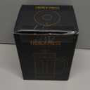 BAYKA French Press Coffee Tea Maker Small, Heat Resistant Thickened Borosilicate Glass Stainless Steel Single Serve Brewer, Cold Brew Cafetera Teapot, 21 Ounce 0.6 Liter,Copper