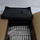 Dish Drying Rack - 2 Tier Large Capacity Dish Rack- Dish Racks for Kitchen Counter with Drainboard, Rustproof Dish Drainer with Removable Utensil Holder,Cutting Board Holder,Cup Holder, Black