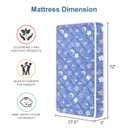 Lillibearas Premium Crib Mattress and Toddler Mattress 52" x 27.6" x 5",Firm,Breathable Hypoallergenic for Standard Cribs and Toddler Bed