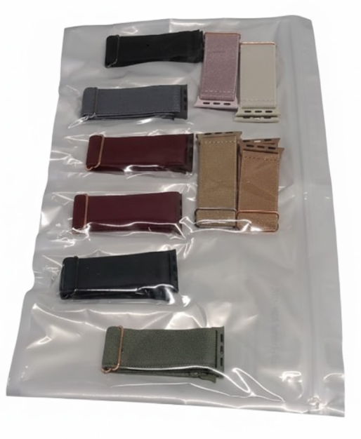 10 Pack Stretchy Band Compatible with Samsung Galaxy Watch  Band 40mm 44mm, Samsung Galaxy Watch  Classic 46mm, Soft Nylon Fabric Water-Resistant Elastic Solo Loop Sport Replacement Straps for Women Men