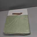 Large Toy Storage Box with Lid, Sturdy Toys Storage Chest Bin Organizer Basket with Dividers for Kids, Boys, Girls, Nursery, Closet, Bedroom, Playroom 25"x13" x16" (Green and White)