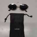 livho 2025 Trendy Oval Sunglasses - Stylish Polarized Shades for Everyday - Retro Metal Framess