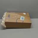 Chunky Knit Throw Blanket 50"X 60", 100% Handmade with Soft Chenille Yarn, 4.4lbs Thick Cable Knitted Blankets, Large Rope Knot Crochet Throws for Couch Sofa Bed Home Decor, Cream White