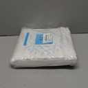 COTTON CRAFT 2 Piece Reversible Step Out Bath Mat Rug Set 22x34 White, 100% Pure Cotton, Super Soft, Plush & Absorbent, Hand Tufted Heavy Weight Construction, Full Reversible, Rug Pad Recommended