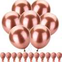 Mr. Pen Metallic Balloons, 12 Inch, 54 Pack, Metallic Rose Gold Balloons