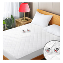 Heated Mattress Pad Queen Size Quilted Zone Heating Electric Bed Warmer Luxury Comfort Heat Mattress Pad Cover Dual Controller, 10 Heat Settings | 1-12 Hours Auto Shut Off