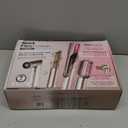 Shark Flex Fusion Hair Straightener & Powerful Hair Dryer with Fusion Hair Brush, Air Styler with Auto-Wrap Hair Curlers, Concentrator, & Frizz Fighter, Metallic Mist, HD651S