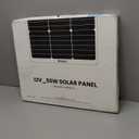 POWOXI 50W Solar Battery Charger: 12V Solar Car Battery Trickle Maintainer - with MPPT Controller Parameter Adjustable - for RV Boat Marine Motorcycle Trailer Truck Tractor - Solar Panel Kit