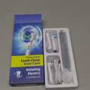 TEETHEORY Rotating Electric Toothbrush for Adults with 8 Brush Heads (2 Types), 4 Modes Deep Clean Electric Toothbrush with Rechargeable Power and 2 Min Smart Timer (4-Dark Blue, p1)