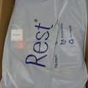 REST Evercool Cooling Comforter, Twin/Twin XL, Blanket for Hot Sleepers, All Season Bedding to Keep Cool for Night Sweats, Breathable Lightweight Blanket, 68"x90" Inches, Cool Gray