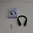 SWEETFULL Portable Neck Fan 360 Cooling Bladeless Personal Fan | No Hair Twisting - 4000mAh USB Rechargeable Wearable Fan for Travel, Birthday Gifts for Men, Women, Mom, and Dad (A2 Black)