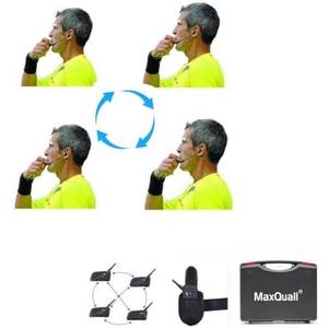 Referee Headset, Referee Communication System 4 V4 Plus Referees Talk same time Soccer Football Volleyball Wireless Headsets