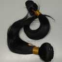 12A Human Hair Bundles 18 20 22 Inch Body Wave Bundles Human Hair, hair extensions real human hair Natural Black Wavy Human Hair Extensions 1B Bundles for Women(body 18 20 22)