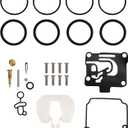 Carburetor Carb Repair Rebuild Kit for Yamaha Outboard 4 Stroke F50-T50hp 2001-2004 with Gasket + Jet + O-ring For Boat Motor 62Y-W0093-11-00 62Y-W0093-10-00
