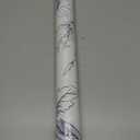 HeloHo Peel and Stick Wallpaper 17.3 X 196.8 Blue White Floral Wall Paper Self Adhesive Removable Waterproof Contact Paper for Living Room Bedroom Decor