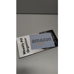 Fullicon Extra Large Weekly Pill Organizer 4 Times a Day, XL Large Pill Box, 7 Day Medicine Organizer, Pill case for Vitamin/Fish Oil/Supplements (Black)