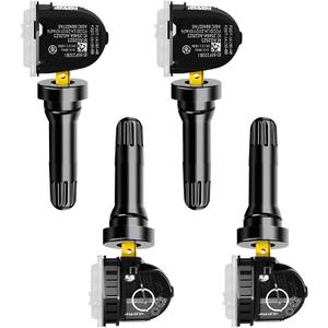 4Pcs TPMS Sensor, 315Mhz OE F2GT1A180AB F2GT1A150AB F2GZ1A189A Pre-Programed Tire Pressure Monitoring System Compatible with Ford F-150 Edge Ranger/Flex/Mustang/Explorer/Lincoln MKS Set of 4