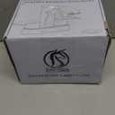 Ultimate Unicorn Black Waterfall Bathroom Faucet, 4 Inch Bathroom Sink Faucet for 3 Hole or 2 Hole, Anti-Splash Design Sink Faucets with Pop Up Drain, Easy Install for Vanity, RV, Lavatory