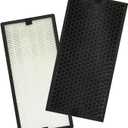 PUREBURG Replacement HEPA Filter Kit Compatible with Rowenta Intense Pure AIR XL Air Piurifiers PU60XX Series PU6010 PU6015 PU6020 PU6025 PU6040 PU6045 Part # XD6077U0 XD6061 XD6066