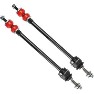 Front Sway Bar Extended End Link Kit 4-6" Lift for 2006-2018 Ram 1500, Silverado 1500/2500HD,F-150, Hummer H2, 4WD Heavy Duty Suspension Stabilizer Links (14.85")