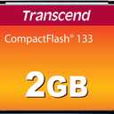 Transcend 2GB CF133, CompactFlash Memory Card, SLR Camera Card, MLC - TS2GCF133