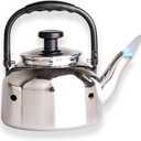 Torch Lighter, Weird Lighters, Creative Kettles Kitchenware Design, Fillable Adjustable, Butane Lighter, Unique Gifts for Men Candles(No Gas) (Sliver)